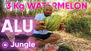 3 Kg Watermelon at 4 Minutes | Potato at Wild | Alu Mangra Louraga chaba with Sarathi.  #sarathi