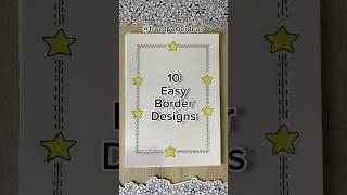 10 Easy front page design for school projects and idea note journals | Aesthetic Girl #shorts #howto