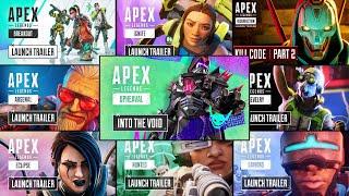 Apex Legends All Cinematic Launch Trailers Season 1-21 | HD