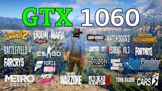 Intel i5 3570 + GTX 1060 3GB Test in 36 Games