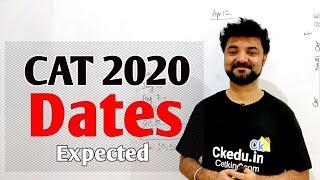 CAT 2020 Dates. Exam Notification Application Timeline expected.