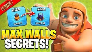 Secrets to Upgrade Walls Fast in Clash of Clans | Tips & Tricks to Max Walls Faster in COC