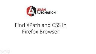 How to find XPath in Firefox Browser in Selenium Webdriver without Firebug