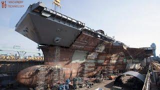 This is How Large Ship Building and Most Skilled Technical Doing Their Job Perfectly