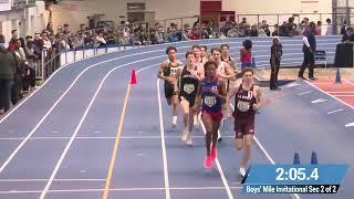 Boys' Mile Invitational Section 2 - The Armory Hispanic Games 2025 [Full Race Replay]