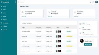 Responsive Admin Dashboard Template HTML And CSS