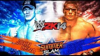 WWE Summerslam 2014 - John Cena vs Brock Lesnar WWE 2K14 Simulation