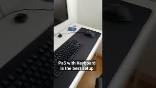 Ps5 with Mouse and Keyboard ist the best Setup #setup #shorts #viral