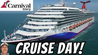 CRUISE DAY on CARNIVAL GLORY + Travel Day | Orlando & Port Canaveral, Florida | January 2025