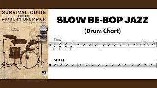 Slow BE-BOP JAZZ Drum Chart - PLAY ALONG