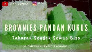 Cara Membuat Brownies Pandan Kukus dengan Takaran Sendok