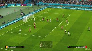 eFootball PES 2021 - Belgium vs Portugal - UEFA EURO 2020 Gameplay (PS5 UHD) [4K60FPS]