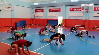 TEİAŞ VOLEYBOL ANTRENMANI, ESNETME HAREKETLERİ, STRETCHING