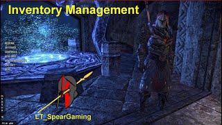 Inventory Management in the Elder Scrolls Online