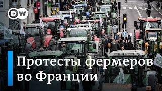 Протесты фермеров во Франции: дешевый импорт сокращает доходы сельхозпроизводителей