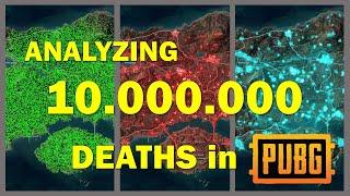 PUBG Death Heat Map: Analyzing 10.000.000 kills on Erangel, Miramar, Sanhok, Taego