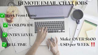 Remote EMAIL/CHAT JOBS. HIRING WORLDWIDE‼️ No qualifications required.