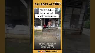 Ditagih bayar utang bukannya ngeluarin uang, malah ngeluarin arit