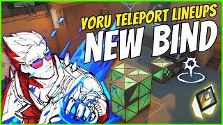 *NEW* Yoru Teleport lineups for BIND | Yoru Plays/Lineups on NEW BIND map | Yoru on Reworked  BIND