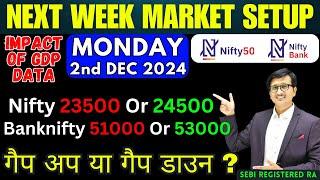 Nifty Prediction and Bank Nifty Analysis for MONDAY 2nd DECEMBER 2024 | Nifty Bank nifty Tomorrow