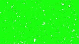 Perfect Green Screen 3D Snowflakes Snowfall 4K Animation Creative Commons, Sparkling Snow Background