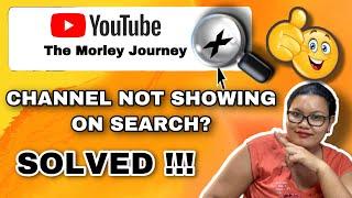 HOW TO FIX YOUTUBE CHANNEL NOT SHOWING ON SEARCH RESULT || MAKE YOUR CHANNEL SEARCHABLE & VISIBLE