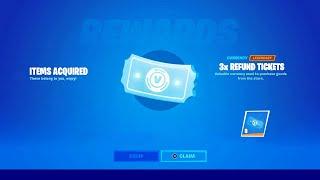 fortnite refund ticket glitch