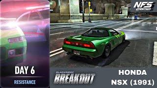 Need for Speed: No Limits | Breakout (Day 6 - Resıstance) HONDA NSX (1991)