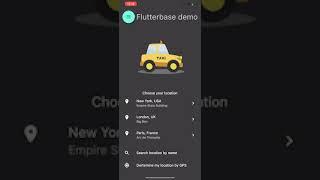 Flutterbase taxi