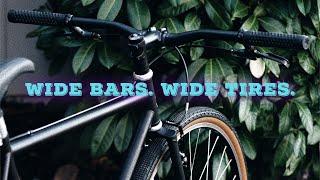 Wabi thunder flat bar conversion, tubeless attempt and gravel ride. Single speed tinkering!