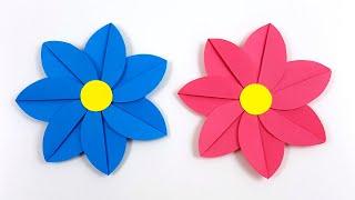  How to make Paper Flowers | Easy Paper Flowers | Origami flower Tutorial Flowers crafts with pa