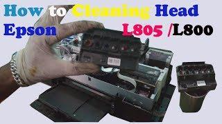 How to Clean Epson Block Head on Epson L805/L800 Printer detail information