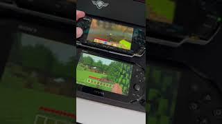 Minecraft Loading World Speed Test - PSP vs PS Vita | Comparison #psp #short #minecraft #psvita