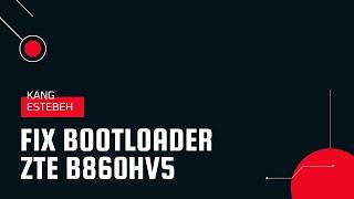 FIX BOOTLOADER ZTE V5 ANDROID OS 9 | FIX RINTIK PUTTY