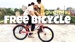 I Give Away Free Bicycle ️