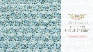 How To: Crochet The Picot Single Crochet | Easy Tutorial by Hopeful Honey