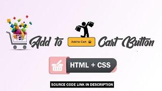 Add to Cart Button | How to create Add to Cart Button in HTML with CSS