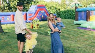 Otties 3rd Birthday Party! Giant Inflatables & Garden Fun | Vlogust Day 26