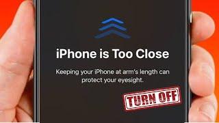 How to Turn Off iPhone is Too Close! iOS 17