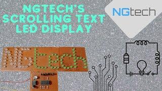 ngtech's scrolling text led display without programming