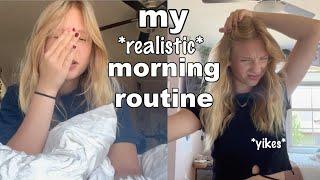 my *realistic* summer morning routine...