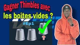 Gagner Thimbles avec les boîtes vides⁉️ dans 1xgame || #betwinner #1xbet