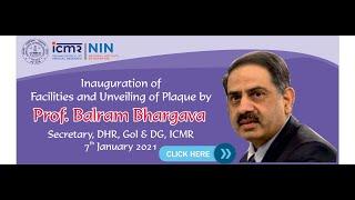 Inauguration of Facilities at ICMR-NIN by DG, ICMR on Jan 07 2021