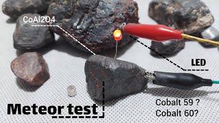 Test the meteorite like this||Iron, nickel and cobalt meteorites||YouTube engineer||#meteorite