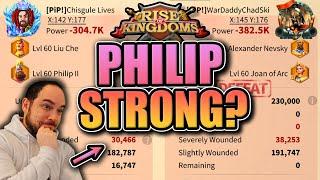 Philip Testing is Promising [preliminary results and reactions] Rise of Kingdoms