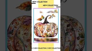 Nordic Folk Art Thanksgiving Clipart Bundle - 15 PNG Files, Instant Download for Sublimation Desi...