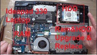 Lenovo IdeaPad 330 how to change ram and hdd