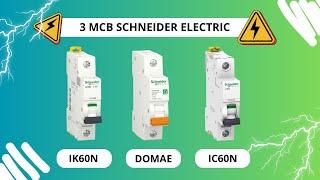 3 Perbedan MCB Schneider Electric (Tipe IC, Domae & Tipe IK Schneider Electric) #schneiderelectric