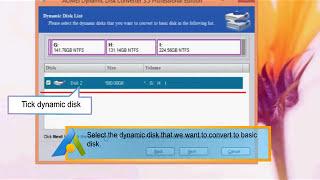 How to convert dynamic disk to basic disk in Win 8