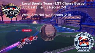 LST Cherry Busey (2-0) vs NoLove Esports (2-0) | IGL Winter 2020 | 3v3 East Tier 3 | Week 3